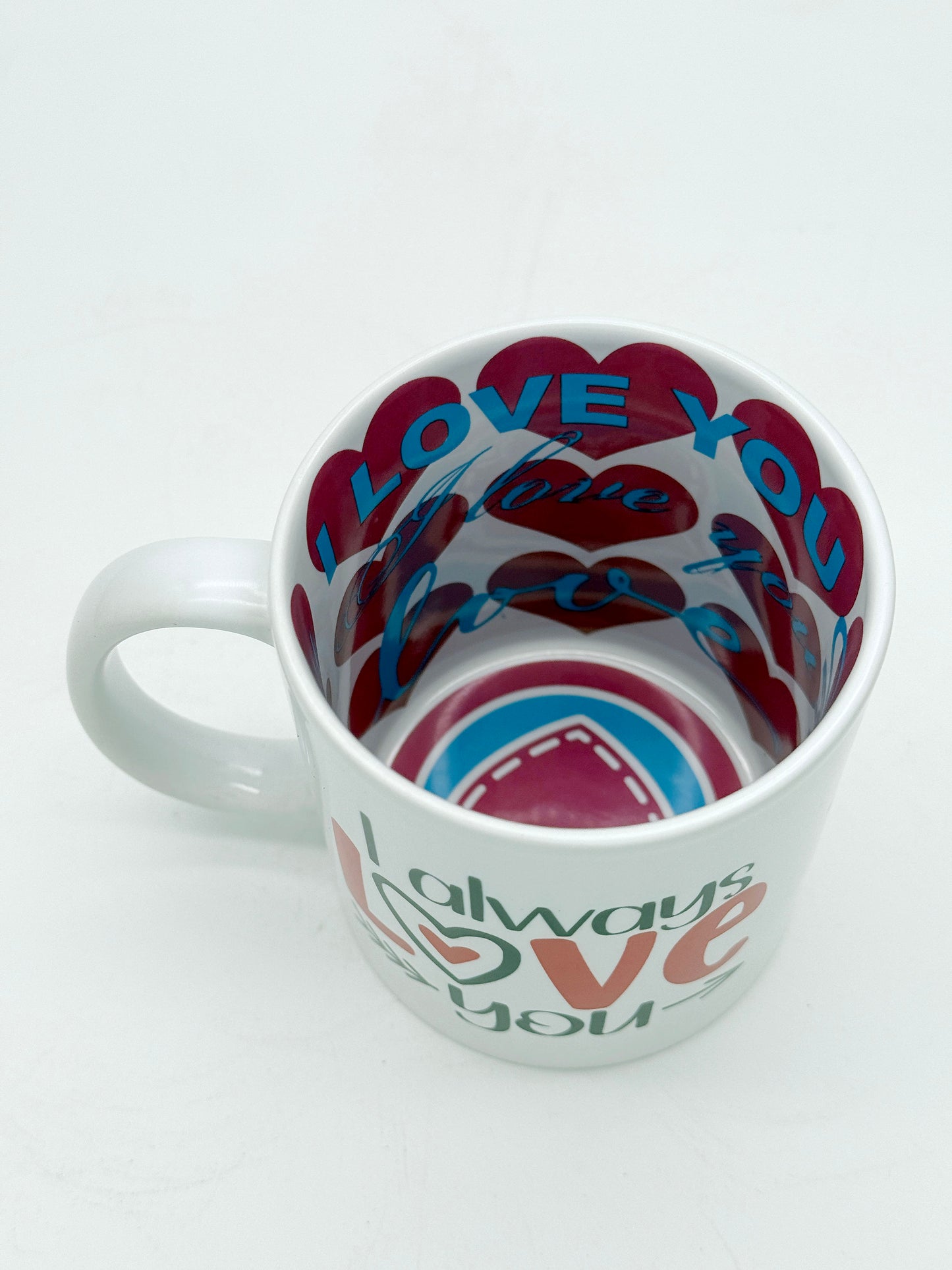 Valentine/Mothers Day Ceramic Mug, (11oz - Super Cute 'i always love you', Gift for Her, Valentine's Day Mug, Coffee Cup