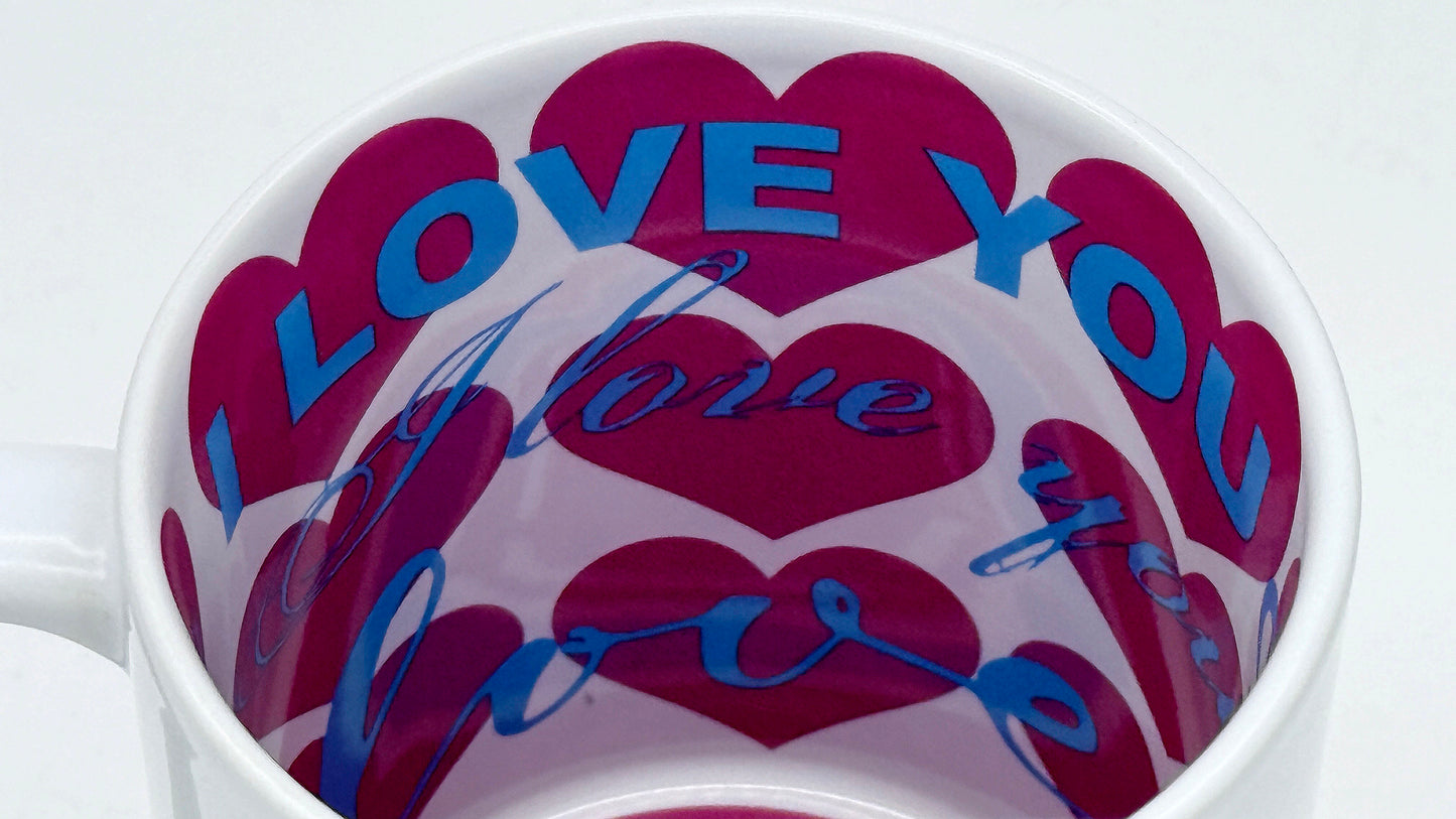 Valentine/Mothers Day Ceramic Mug, (11oz - Super Cute 'i always love you', Gift for Her, Valentine's Day Mug, Coffee Cup