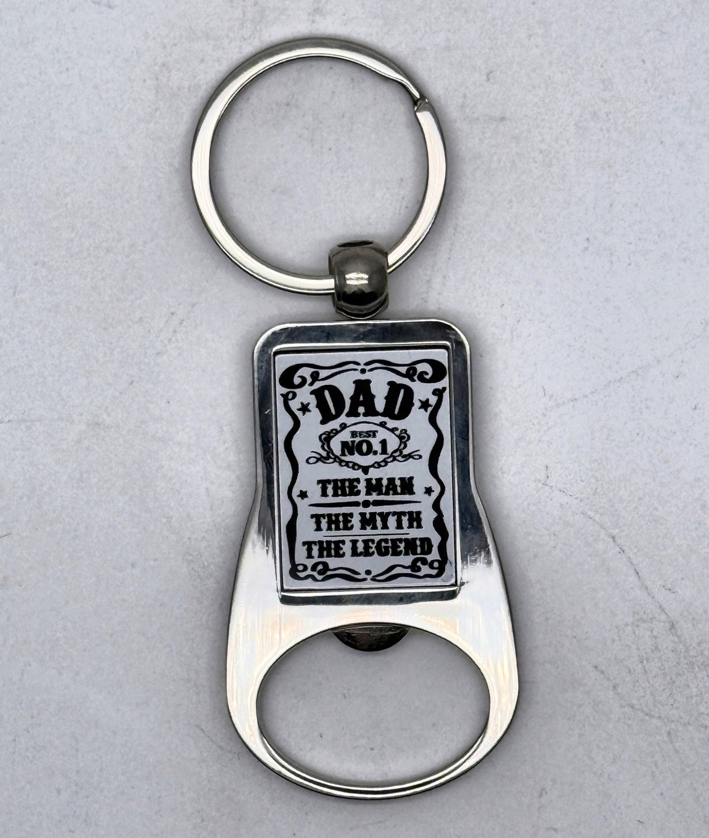 The Man, The Myth, The Legend Bottle Opener Keyring