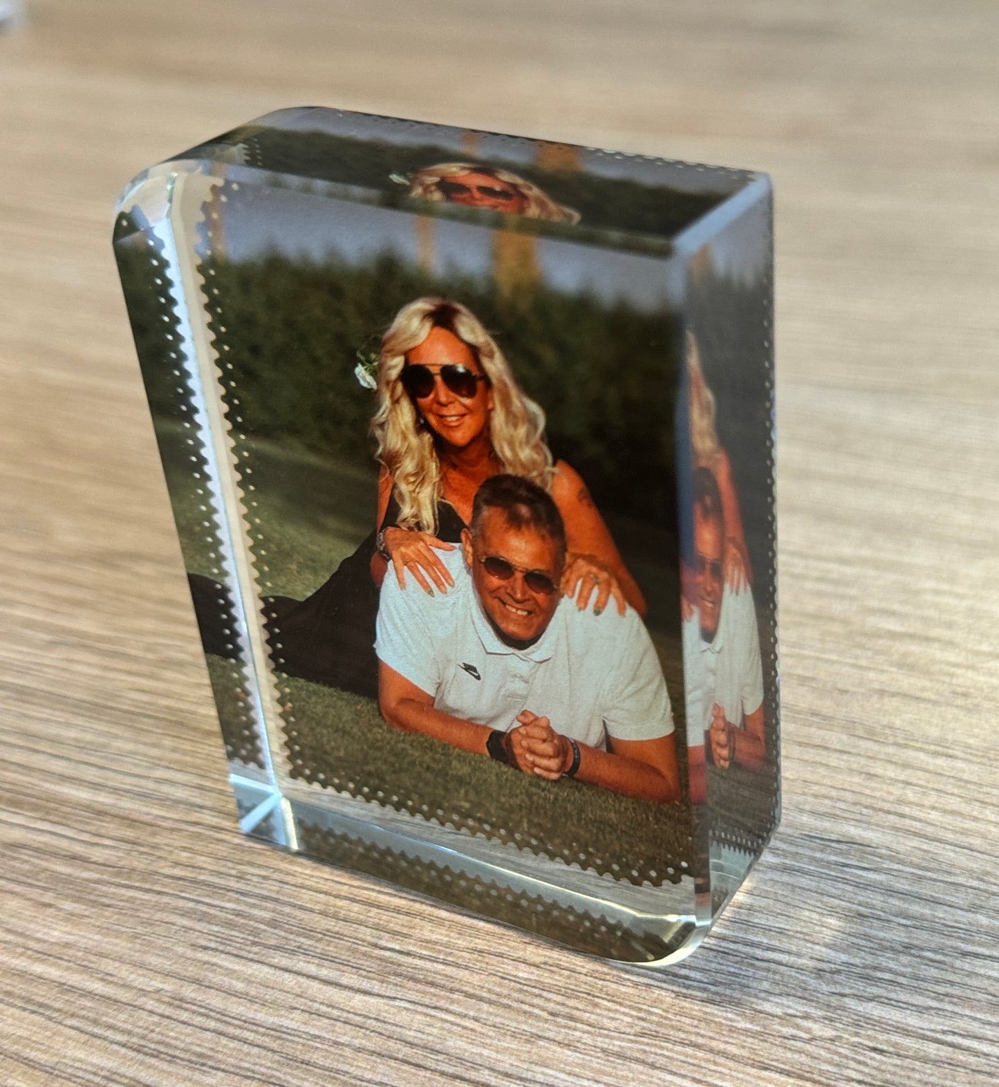 CRYSTAL BLOCK with Rounded Edges