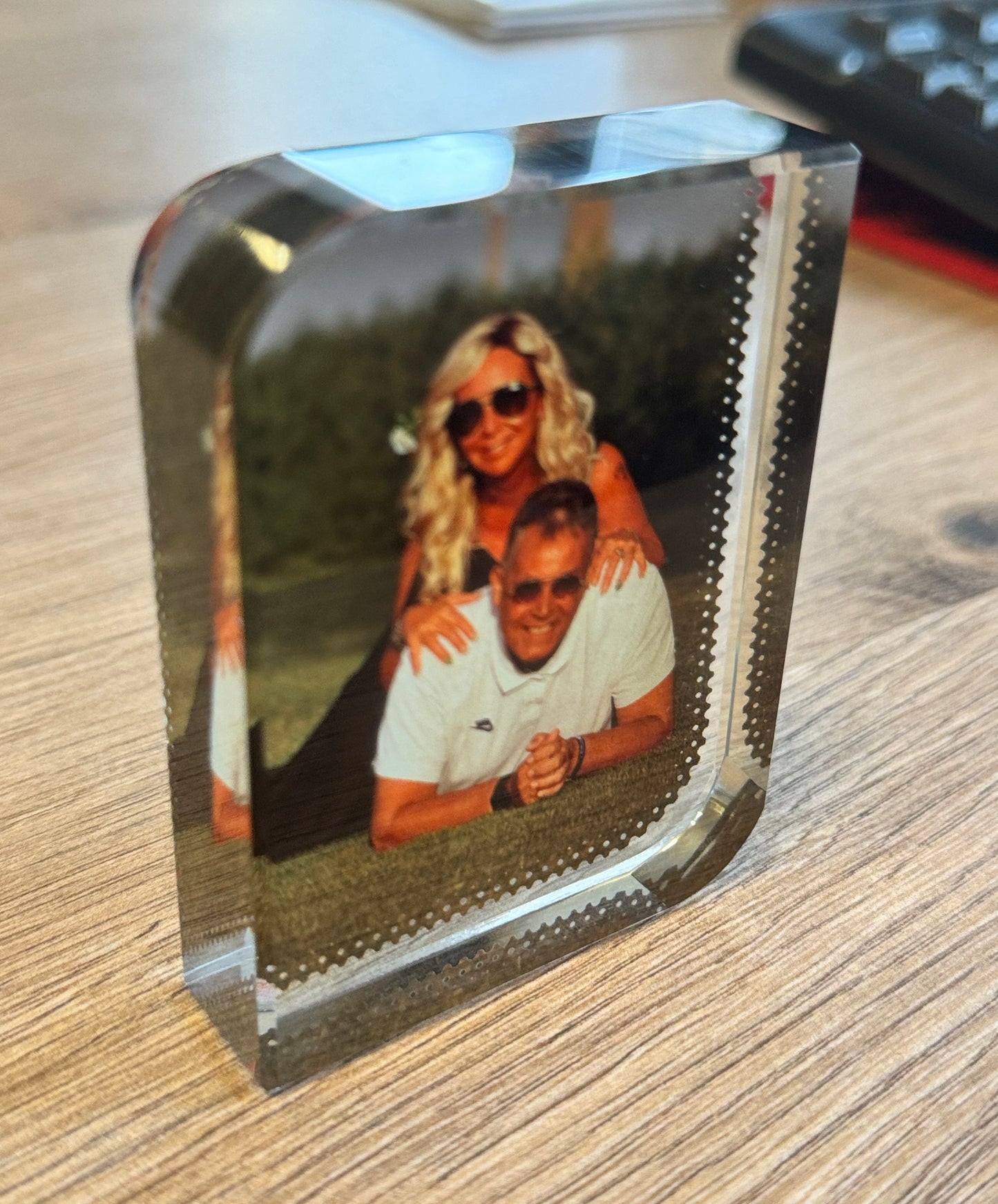 CRYSTAL BLOCK with Rounded Edges