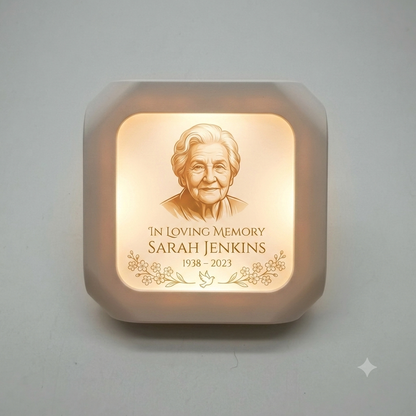 Custom Memorial Plug-In Nightlight | Personalized In Loving Memory Keepsake