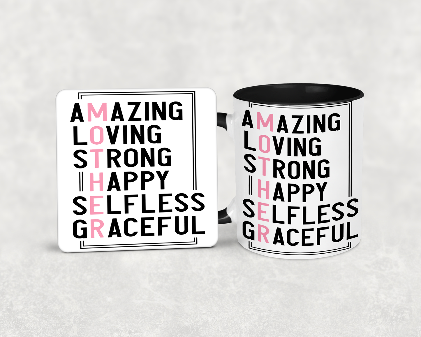 Amazing Mother Mug & Coaster Set