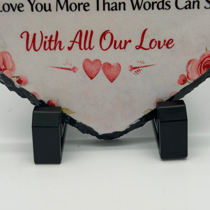 Mothersday Heart Slate Gift