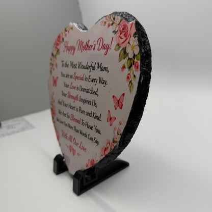 Mothersday Heart Slate Gift