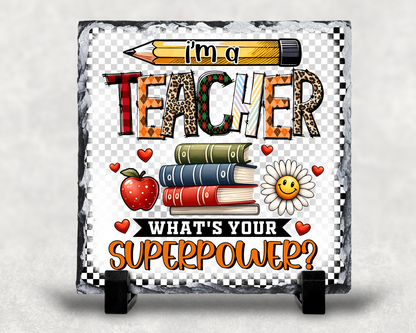 Coffee Mug Coaster Set - Teacher Gift (set of 4)