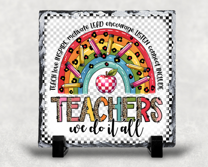Coffee Mug Coaster Set - Teacher Gift (set of 4)