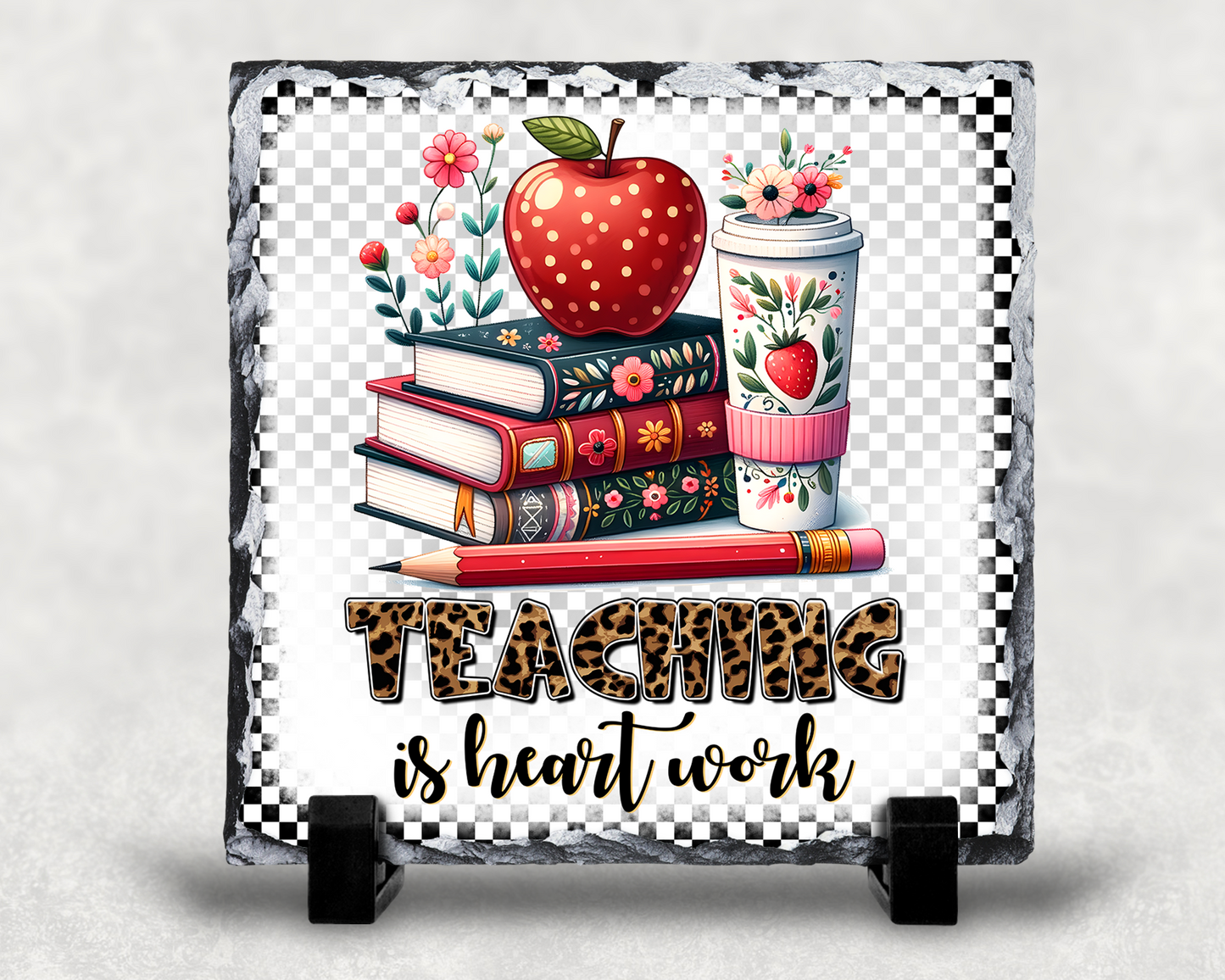 Coffee Mug Coaster Set - Teacher Gift (set of 4)