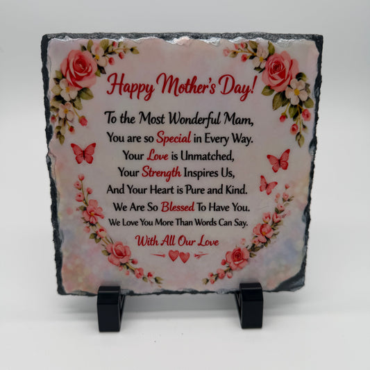 Mothers Day Slate Gift (Square)