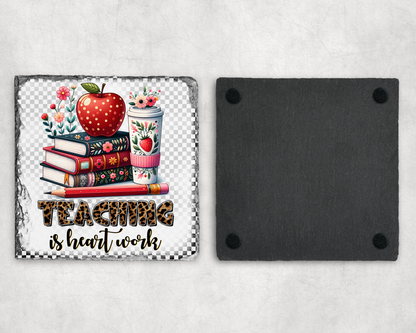Coffee Mug Coaster Set - Teacher Gift (set of 4)