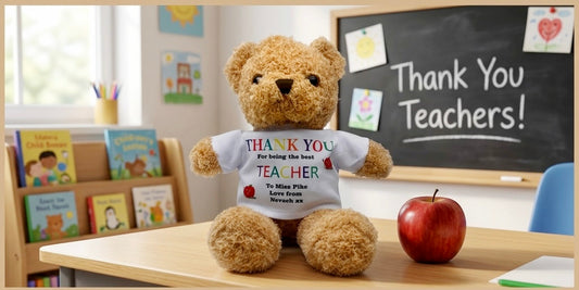 Cute Teddy Bear - Teacher Gift - End of Term